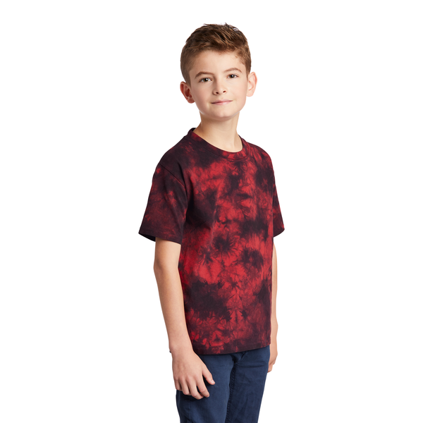 Port & Company® Cotton Crystal Tie-Dye Youth Tee