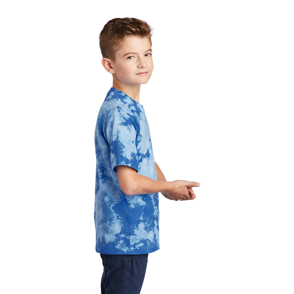 Port & Company® Cotton Crystal Tie-Dye Youth Tee