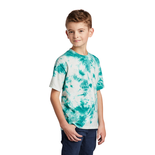 Port & Company® Cotton Crystal Tie-Dye Youth Tee