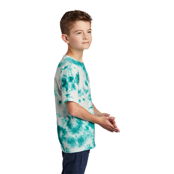 Port & Company® Cotton Crystal Tie-Dye Youth Tee
