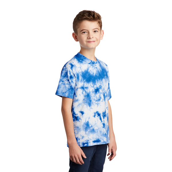 Port & Company® Cotton Crystal Tie-Dye Youth Tee