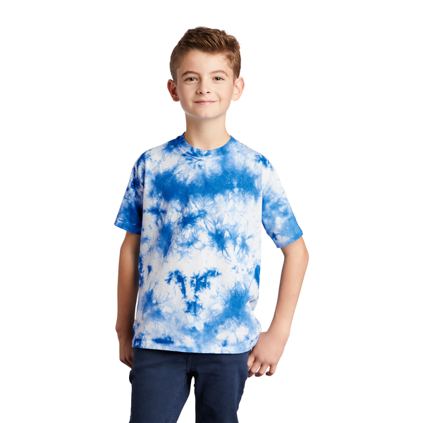 Port & Company® Cotton Crystal Tie-Dye Youth Tee