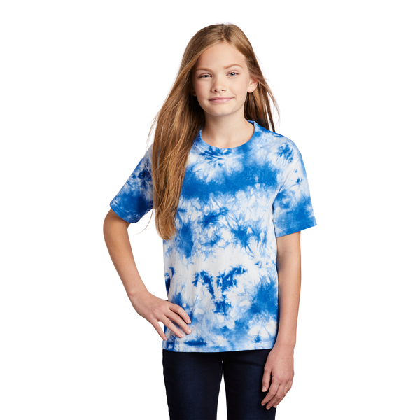 Port & Company® Cotton Crystal Tie-Dye Youth Tee