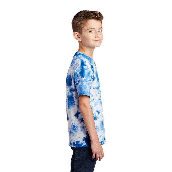 Port & Company® Cotton Crystal Tie-Dye Youth Tee