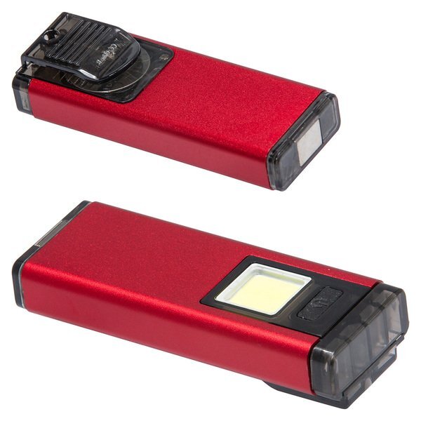 Flash Pocket COB Flashlight w/ Clip & Magnet