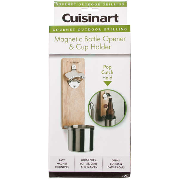 Cuisinart® Magnetic Bottle Opener & Cup Holder