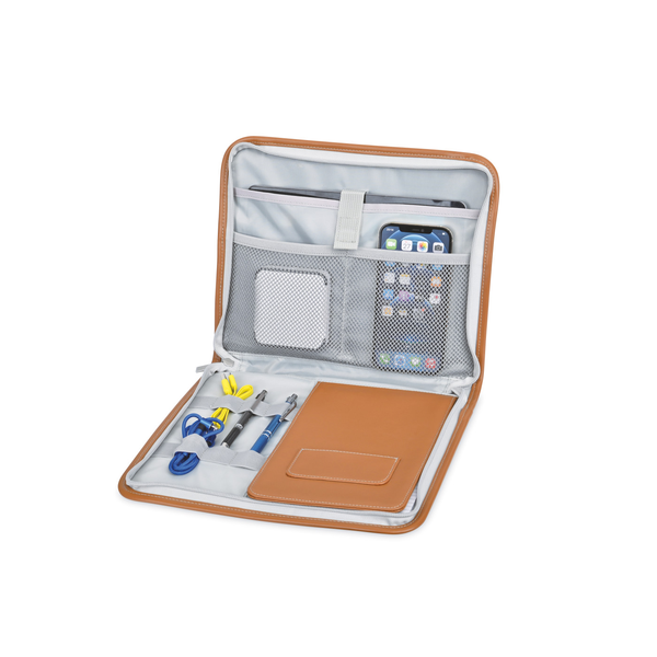 Mobile Office Hybrid Polyester Crossbody Portfolio