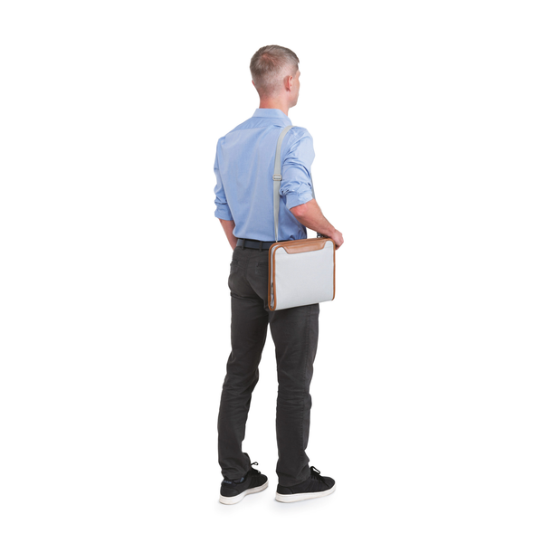 Mobile Office Hybrid Polyester Crossbody Portfolio