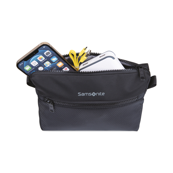 Samsonite® Zippered Diamond Ripstop & Polyester Accessory Pouch