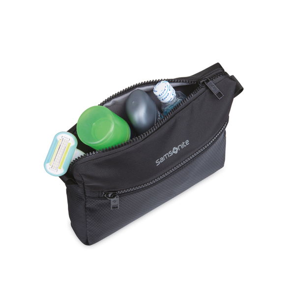 Samsonite® Zippered Diamond Ripstop & Polyester Accessory Pouch