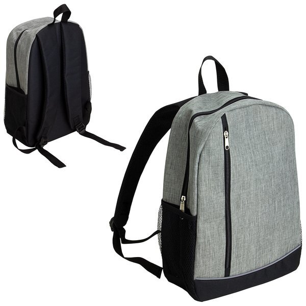 Brio Urban Polycanvas Backpack w/ Reflective Trim