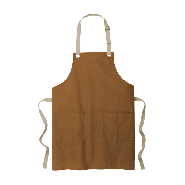 Port Authority® Canvas Full-Length Two-Pocket Apron