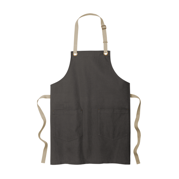 Port Authority® Canvas Full-Length Two-Pocket Apron