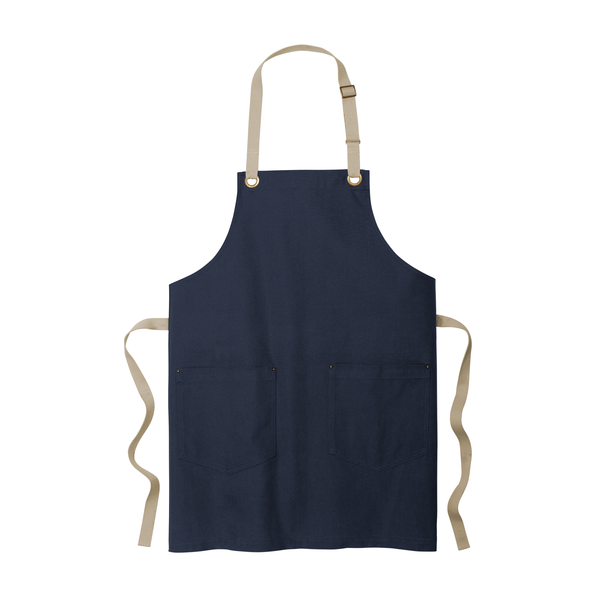 Port Authority® Canvas Full-Length Two-Pocket Apron
