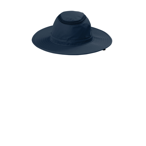 Port Authority® Outdoor Ventilated Poly/Nylon Wide Brim Hat
