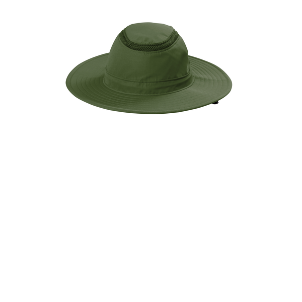 Port Authority® Outdoor Ventilated Poly/Nylon Wide Brim Hat