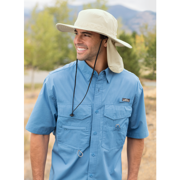 Port Authority® Outdoor Poly/Nylon Wide-Brim Hat