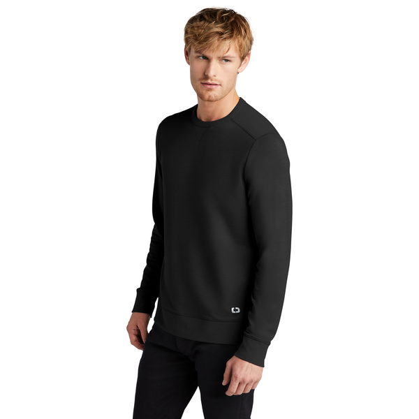 OGIO® Luuma Flex Modal/Poly/Spandex French Terry Long Sleeve Men's Crew Tee