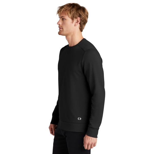OGIO® Luuma Flex Modal/Poly/Spandex French Terry Long Sleeve Men's Crew Tee