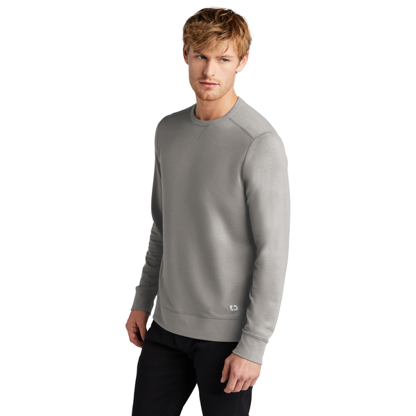 OGIO® Luuma Flex Modal/Poly/Spandex French Terry Long Sleeve Men's Crew Tee