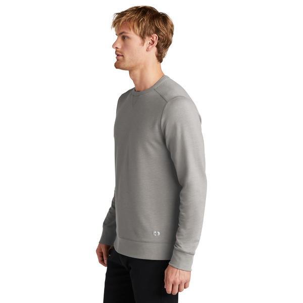 OGIO® Luuma Flex Modal/Poly/Spandex French Terry Long Sleeve Men's Crew Tee