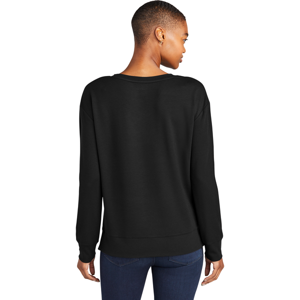 OGIO® Luuma Flex Modal/Poly/Spandex French Terry Long Sleeve Ladies' V-Neck Tee