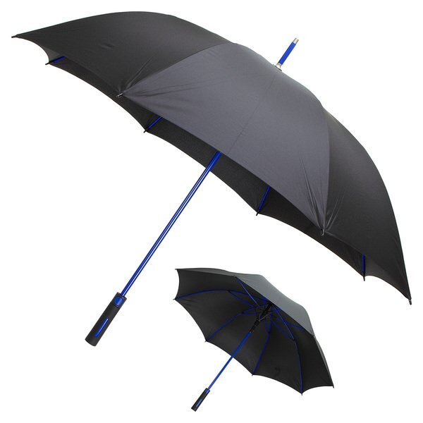 Parkside Auto Open Contrasting Color Frame Umbrella, 56" Arc