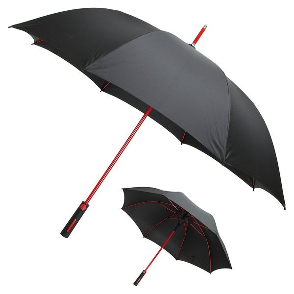 Parkside Auto Open Contrasting Color Frame Umbrella, 56" Arc