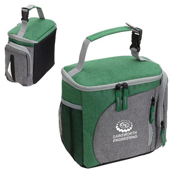 Summit Insulated Polyester Cooler Bag w/ Napkin Dispenser