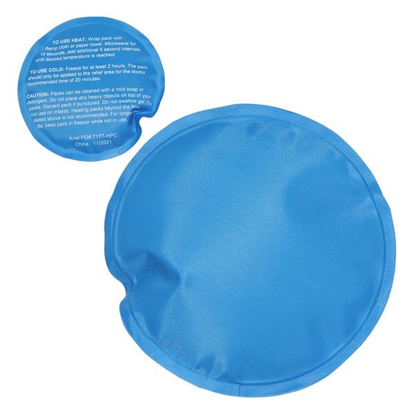 Round Nylon-Covered Hot & Cold Pack