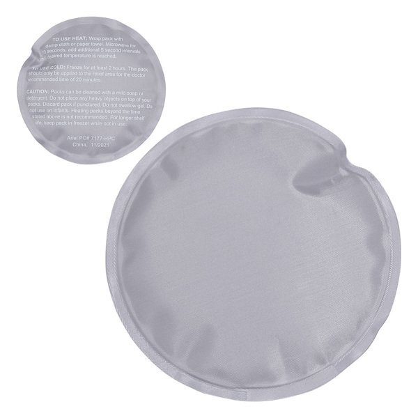 Round Nylon-Covered Hot & Cold Pack