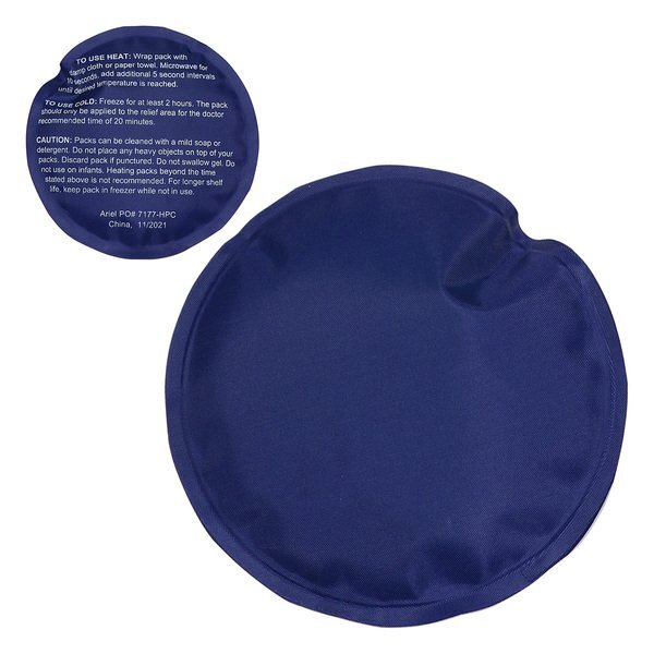 Round Nylon-Covered Hot & Cold Pack