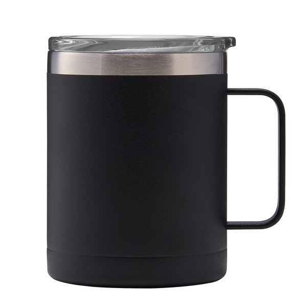 Powder Coated Vacuum Insulated Stainless Steel Camping Mug, 14oz.