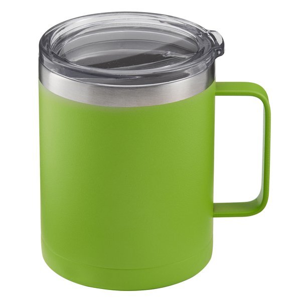 Powder Coated Vacuum Insulated Stainless Steel Camping Mug, 14oz.