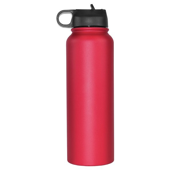 Memphis Vacuum Insulated Sports Bottle w/ Straw Lid, 32oz.