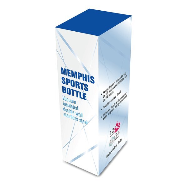 Memphis Vacuum Insulated Sports Bottle w/ Straw Lid, 32oz.