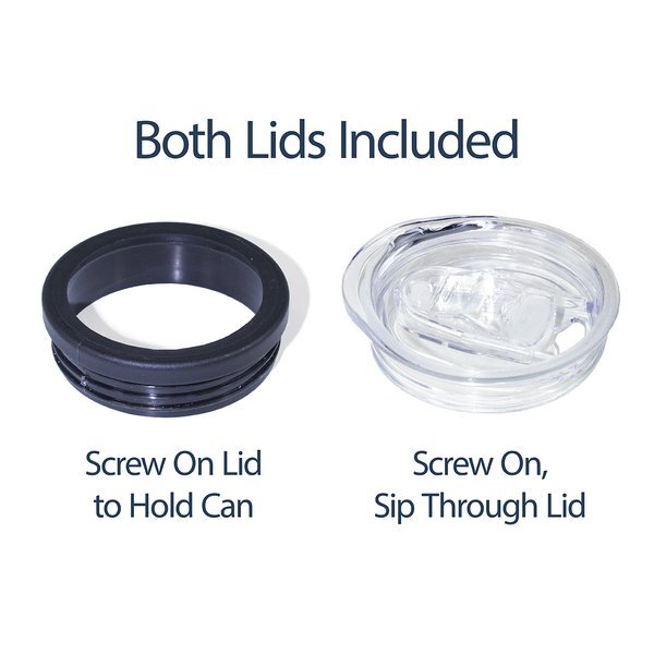 Halcyon® Slim Tumbler & Can Cooler, 12oz.