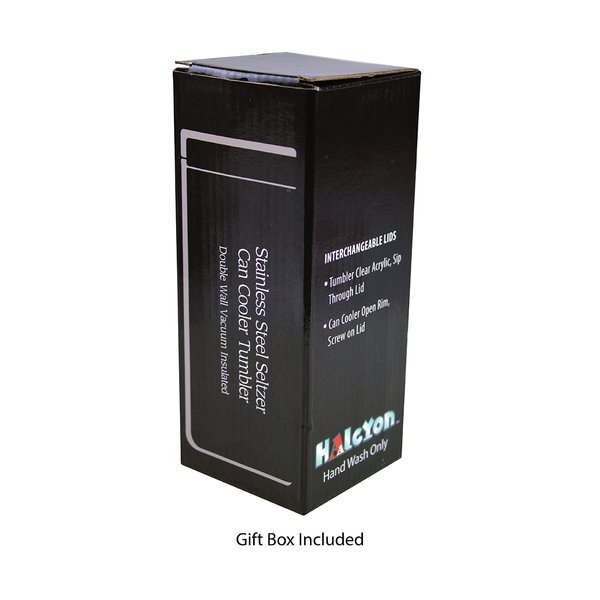 Halcyon® Slim Tumbler & Can Cooler, 12oz.