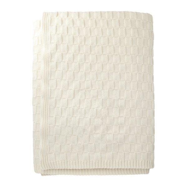 Made*Here New York® Basketweave Cotton Blanket, 50" x 60"