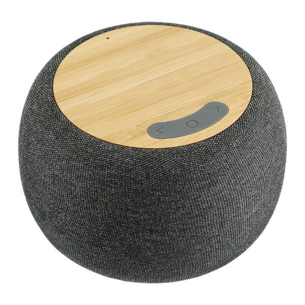 Garm Fabric & Bamboo Speaker w/ Wireless Charging