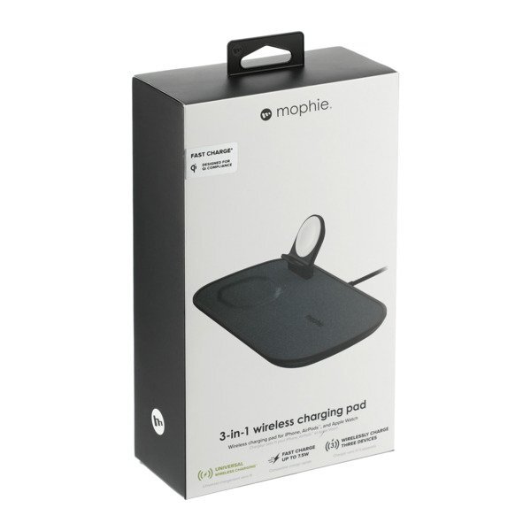 mophie® 3-in-1 Fabric Wireless Charging Pad