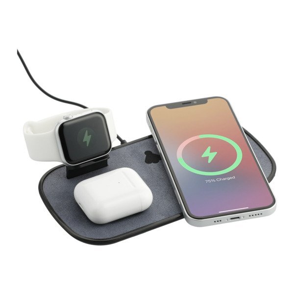 mophie® 3-in-1 Fabric Wireless Charging Pad
