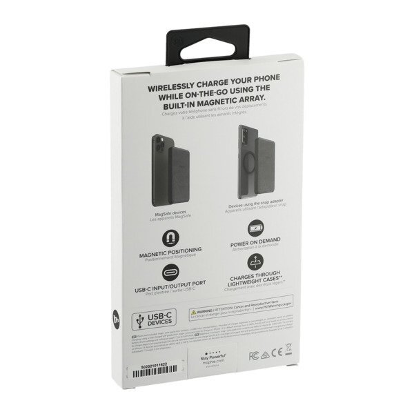 mophie® Snap+ Mini Wireless Power Bank, 5000mAh