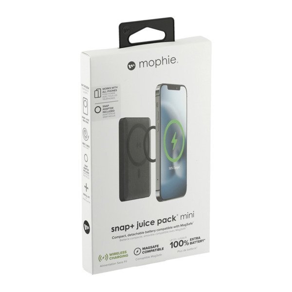 mophie® Snap+ Mini Wireless Power Bank, 5000mAh