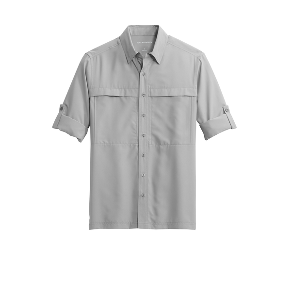 Port Authority® UV Daybreak Polyester Poplin Long Sleeve Men's Shirt