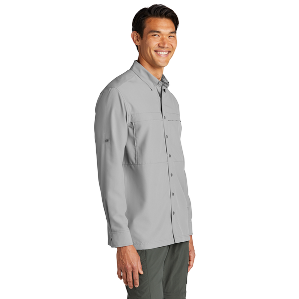 Port Authority® UV Daybreak Polyester Poplin Long Sleeve Men's Shirt