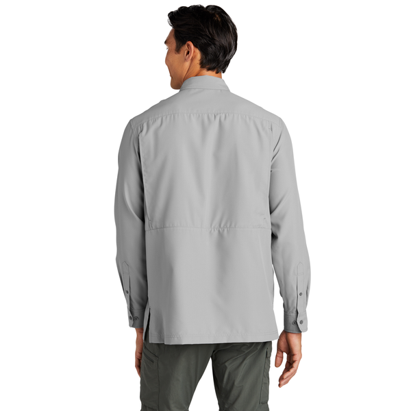 Port Authority® UV Daybreak Polyester Poplin Long Sleeve Men's Shirt