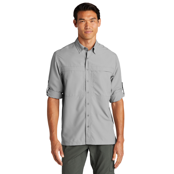 Port Authority® UV Daybreak Polyester Poplin Long Sleeve Men's Shirt