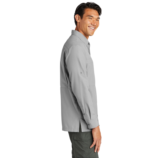 Port Authority® UV Daybreak Polyester Poplin Long Sleeve Men's Shirt