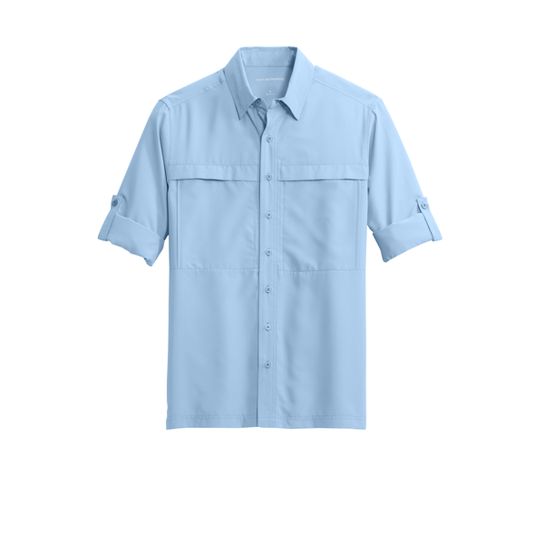 Port Authority® UV Daybreak Polyester Poplin Long Sleeve Men's Shirt